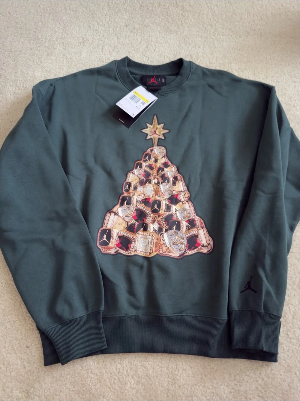 BRAND NEW JORDAN NIKE “6 RINGS” SWEATSHIRT - MENS SMALL 50% OFF